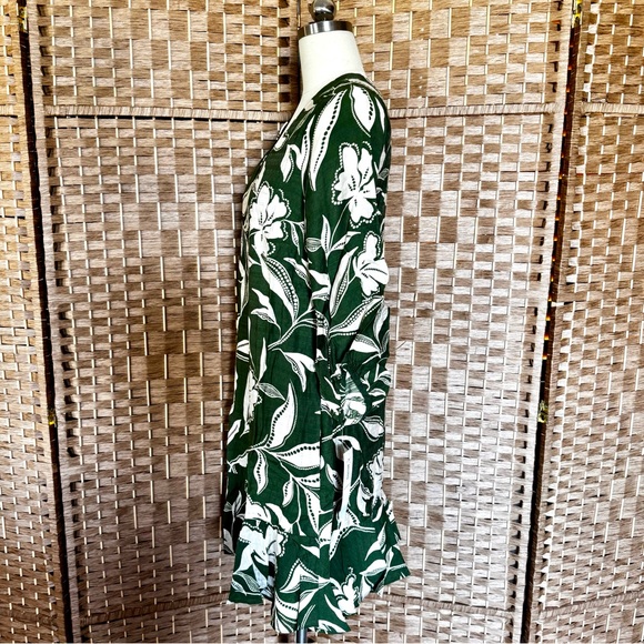 NWT London Times green & cream shift dress M - Picture 9 of 15